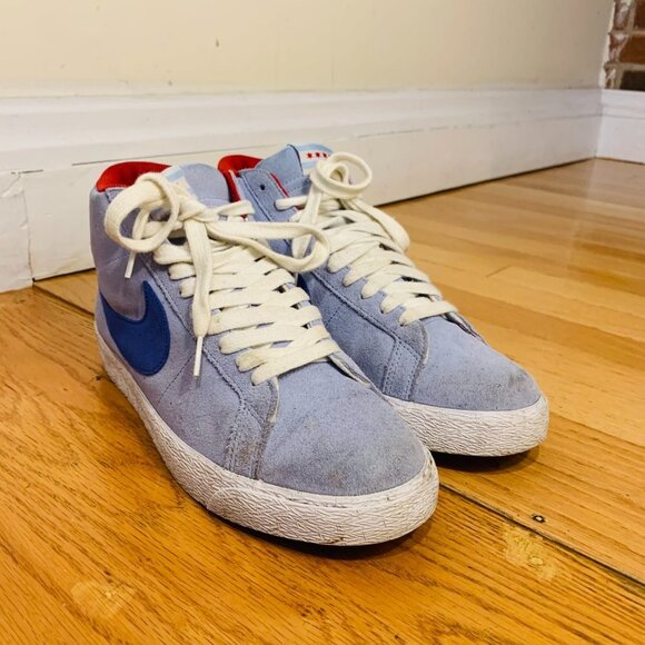 Nike Sb Blazer Chicago Ice Blue 2008 Size 9 - Picture 9 of 16